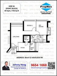 Blk 52 Havelock Road (Bukit Merah), HDB 3 Rooms #179199252